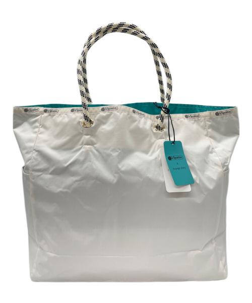 LeSportsac（レスポートサック）LeSportsac (レスポートサック) ARPEGE STORY (アルページュストーリー) LeSportsac 　Arpege story   LARGE 2WAY TOTTE ホワイトの古着・服飾アイテム