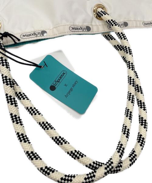 LeSportsac（レスポートサック）LeSportsac (レスポートサック) ARPEGE STORY (アルページュストーリー) LeSportsac 　Arpege story   LARGE 2WAY TOTTE ホワイトの古着・服飾アイテム