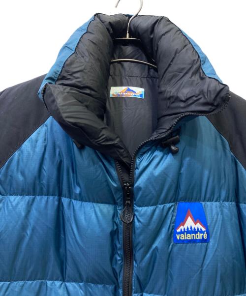 valandre（ヴァランドレ）valandre (ヴァランドレ) ダウンジャケット ブルー サイズ:Lの古着・服飾アイテム