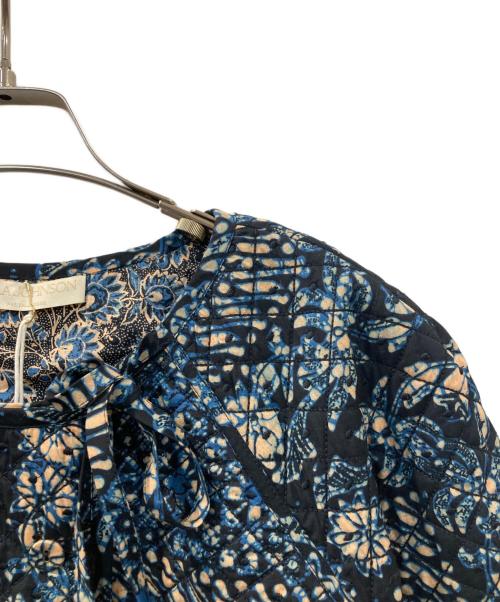 ULLA JOHNSON（ウラ ジョンソン）ULLA JOHNSON (ウラ ジョンソン) ノーカラージャケット ネイビー サイズ:Mの古着・服飾アイテム