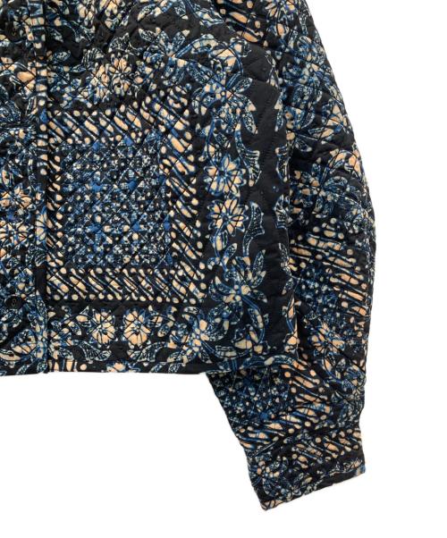 ULLA JOHNSON（ウラ ジョンソン）ULLA JOHNSON (ウラ ジョンソン) ノーカラージャケット ネイビー サイズ:Mの古着・服飾アイテム