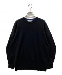 ENFOLD（エンフォルド）の古着「COCOON-ARM BOX PULLOVER　プルオーバーニット」｜ブラック
