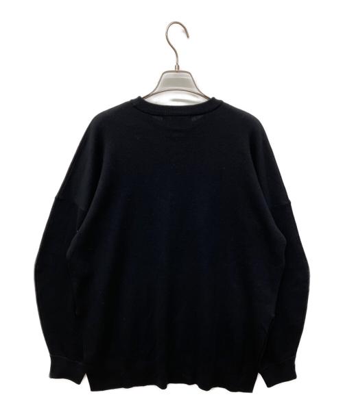 ENFOLD（エンフォルド）ENFOLD (エンフォルド) COCOON-ARM BOX PULLOVER　プルオーバーニット ブラック サイズ:38の古着・服飾アイテム