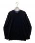 ENFOLD（エンフォルド）の古着「COCOON-ARM BOX PULLOVER　プルオーバーニット」｜ブラック