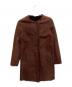 yves salomon（イヴサロモン）の古着「ムートンコート」｜ボルドー