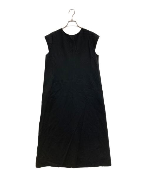 LOUNIE（ルーニー）LOUNIE (ルーニー) フレンチスリーブカットソーワンピース ブラック サイズ:38の古着・服飾アイテム