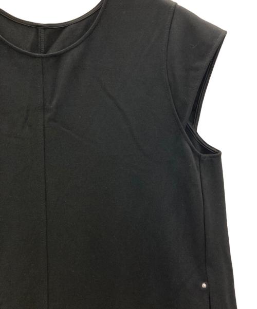 LOUNIE（ルーニー）LOUNIE (ルーニー) フレンチスリーブカットソーワンピース ブラック サイズ:38の古着・服飾アイテム