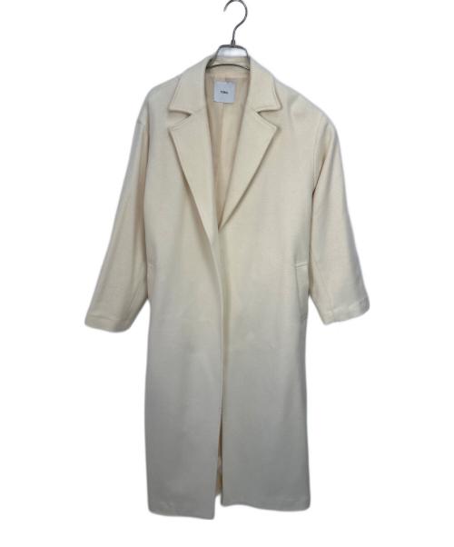 TONAL（トーナル）TONAL (トーナル) ウールビーバーテーラーコート アイボリー サイズ:36の古着・服飾アイテム