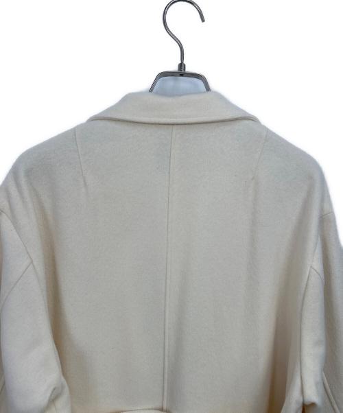 TONAL（トーナル）TONAL (トーナル) ウールビーバーテーラーコート アイボリー サイズ:36の古着・服飾アイテム