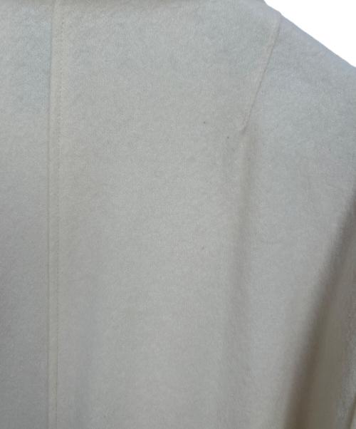TONAL（トーナル）TONAL (トーナル) ウールビーバーテーラーコート アイボリー サイズ:36の古着・服飾アイテム