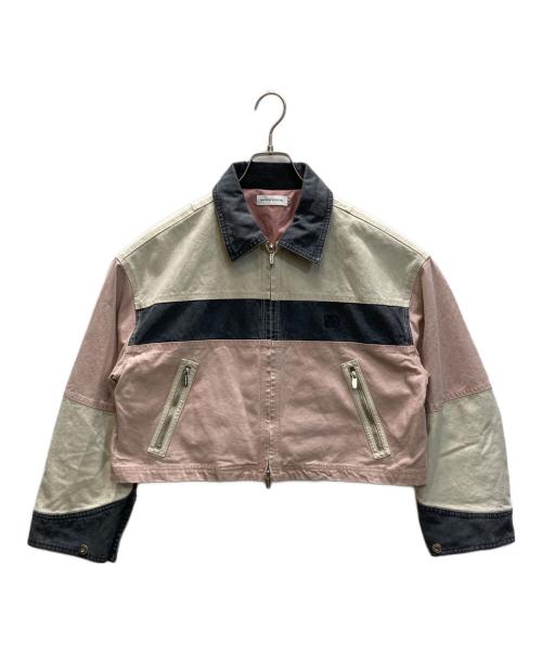 MAISON SPECIAL（メゾンスペシャル）MAISON SPECIAL (メゾンスペシャル) エイジングカラーブロックオックスジャケット ピンク サイズ:Freeの古着・服飾アイテム