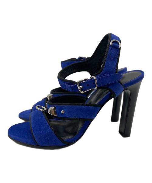 HERMES（エルメス）HERMES (エルメス) メドール サンダル ブルー サイズ:37の古着・服飾アイテム