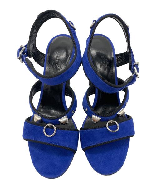 HERMES（エルメス）HERMES (エルメス) メドール サンダル ブルー サイズ:37の古着・服飾アイテム