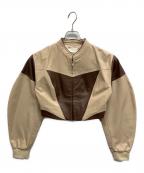 InstantFunkインスタントファンク）の古着「ウエスタンブルゾン」｜ベージュ