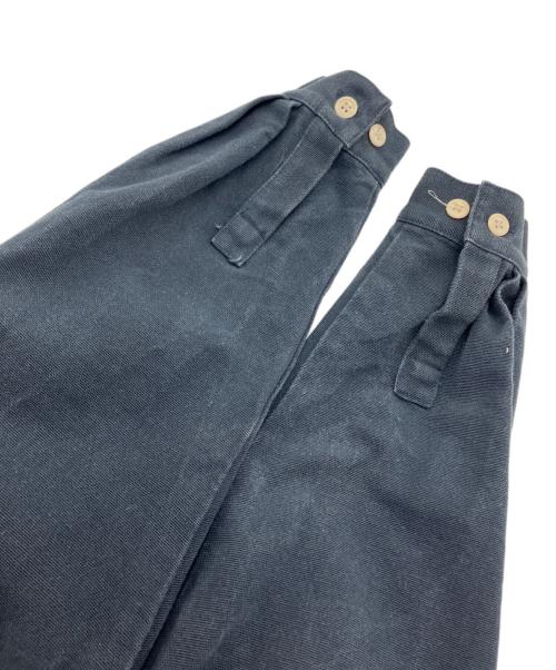 SUNNEI（スンネイ）SUNNEI (スンネイ) キャンバスロングオーバーシャツ ネイビー サイズ:Sの古着・服飾アイテム