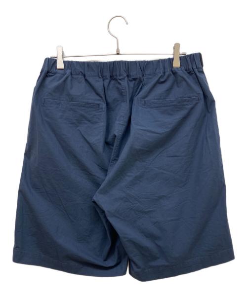 Graphpaper（グラフペーパー）Graphpaper (グラフペーパー) Stretch Typewriter Wide Chef Shorts ネイビー サイズ:Freeの古着・服飾アイテム
