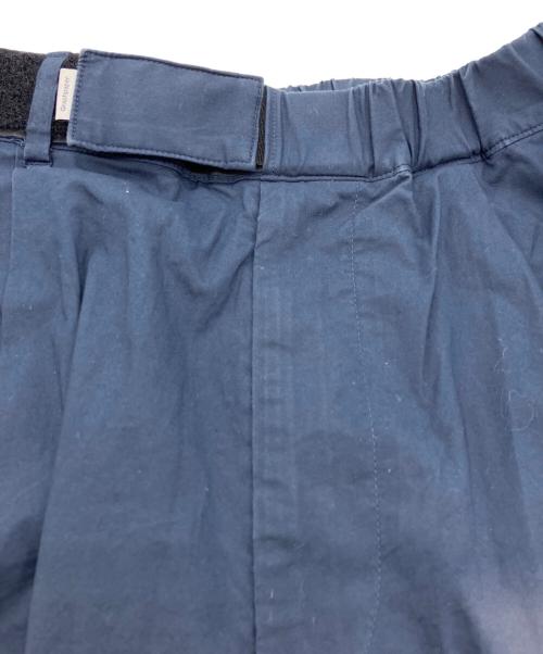 Graphpaper（グラフペーパー）Graphpaper (グラフペーパー) Stretch Typewriter Wide Chef Shorts ネイビー サイズ:Freeの古着・服飾アイテム