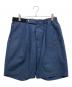 Graphpaper（グラフペーパー）の古着「Stretch Typewriter Wide Chef Shorts」｜ネイビー