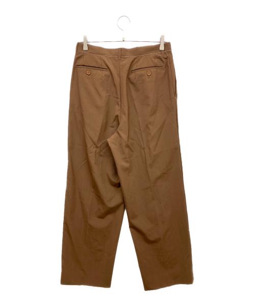 digawel（ディガウェル）digawel (ディガウェル) Stitch 1Tuck Pants ブラウン サイズ:2の古着・服飾アイテム