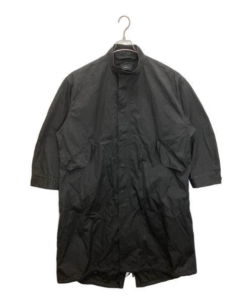 LOEFF（ロエフ）LOEFF (ロエフ) 8886-243-0023　モッズコート ブラックの古着・服飾アイテム