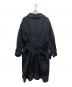 malamute (マラミュート) pleated trench coat ブラック サイズ:M：20000円