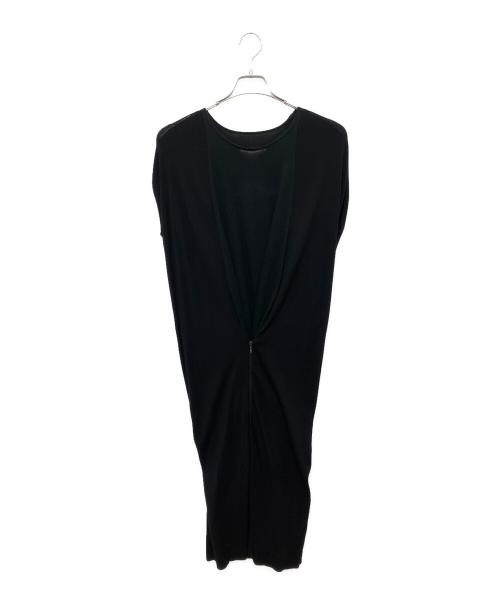 Maison Margiela（メゾンマルジェラ）Maison Margiela (メゾンマルジェラ) サイドジップニットワンピース ブラック サイズ:Sの古着・服飾アイテム