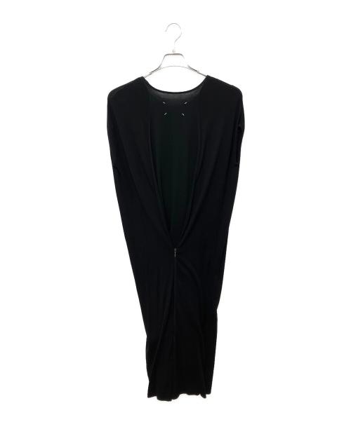 Maison Margiela（メゾンマルジェラ）Maison Margiela (メゾンマルジェラ) サイドジップニットワンピース ブラック サイズ:Sの古着・服飾アイテム