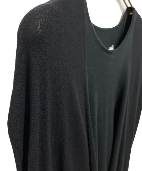Maison Margiela（メゾンマルジェラ）Maison Margiela (メゾンマルジェラ) サイドジップニットワンピース ブラック サイズ:Sの古着・服飾アイテム