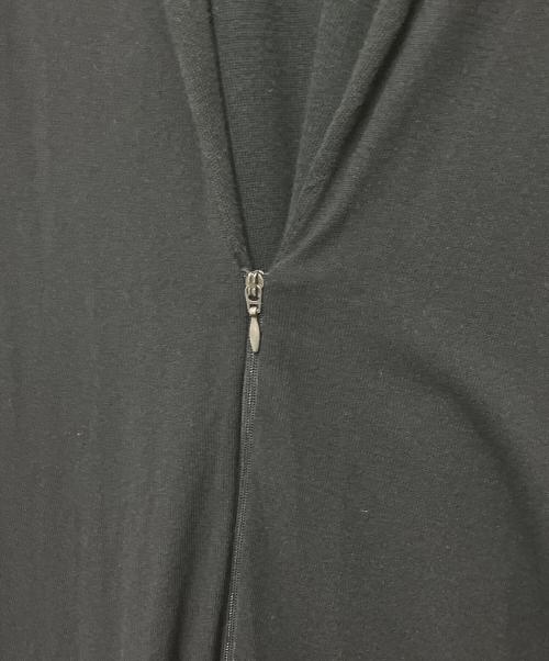 Maison Margiela（メゾンマルジェラ）Maison Margiela (メゾンマルジェラ) サイドジップニットワンピース ブラック サイズ:Sの古着・服飾アイテム