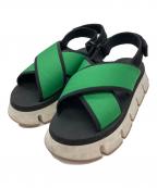 MARNIマルニ）の古着「Ridged Sole Sandals」｜グリーン