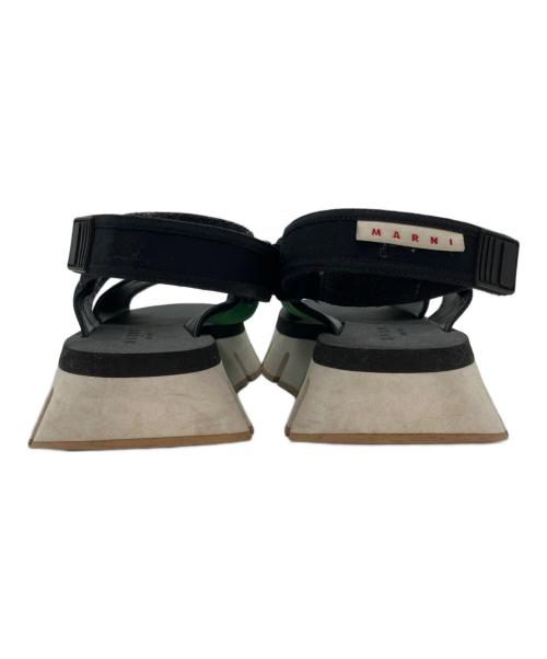 MARNI（マルニ）MARNI (マルニ) Ridged Sole Sandals グリーン サイズ:40の古着・服飾アイテム