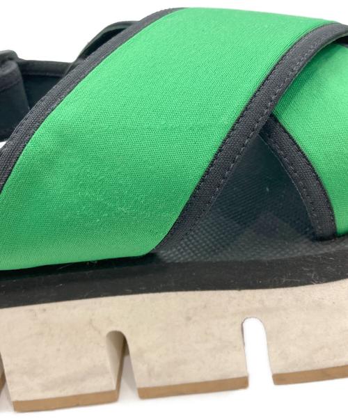 MARNI（マルニ）MARNI (マルニ) Ridged Sole Sandals グリーン サイズ:40の古着・服飾アイテム