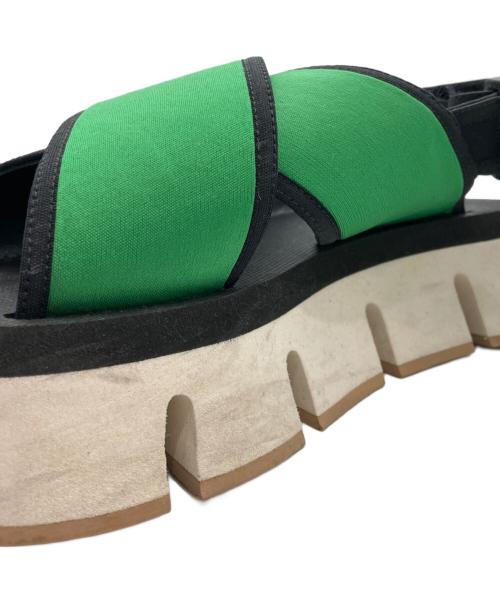 MARNI（マルニ）MARNI (マルニ) Ridged Sole Sandals グリーン サイズ:40の古着・服飾アイテム