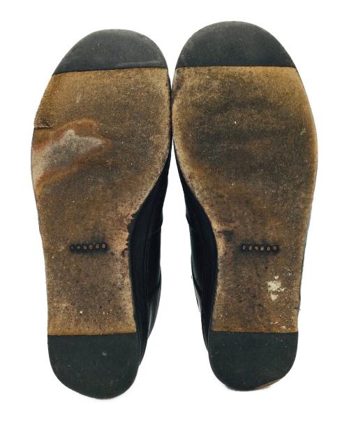 HENDER SCHEME（エンダースキーマ）HENDER SCHEME (エンダースキーマ) レザースニーカー ブラック サイズ:6(28.0-28.5cm),の古着・服飾アイテム