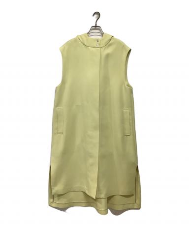 【美品】ADORE アドーア トリプルクロスジレ イエロー 38 ロングベスト 中古・古着通販】ADORE (アドーア) トリプルクロスジレ イエロー