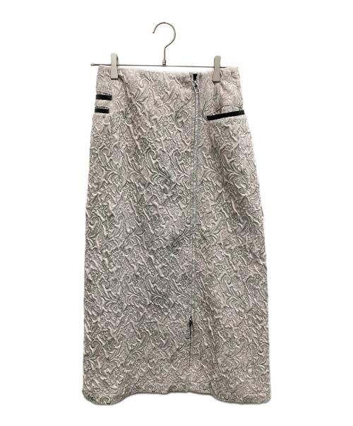 MURRAL（ミューラル）MURRAL (ミューラル) Ice flower embroidery skirt アイボリー サイズ:1の古着・服飾アイテム