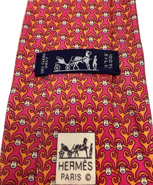 HERMES（エルメス）HERMES (エルメス) ネクタイ オレンジ サイズ:全長76.0cmの古着・服飾アイテム