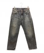 anachronormアナクロノーム）の古着「STRAIGHT 5P PANTS SULFUR DYE」｜グレー