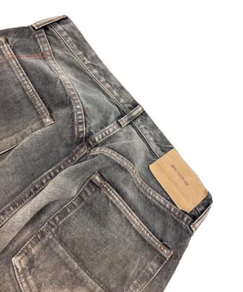 anachronorm（アナクロノーム）anachronorm (アナクロノーム) STRAIGHT 5P PANTS SULFUR DYE グレー サイズ:00/30の古着・服飾アイテム