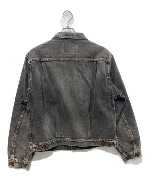 anachronorm（アナクロノーム）anachronorm (アナクロノーム) FRONT TUCK WASHED BLACK DENIM JACKET　81868050535 グレー サイズ:01/32の古着・服飾アイテム