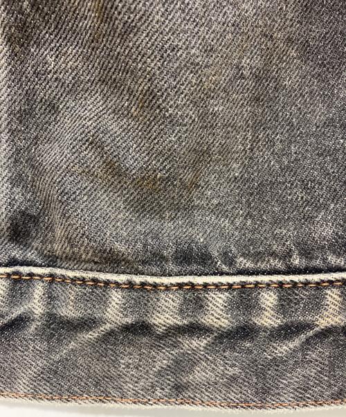 anachronorm（アナクロノーム）anachronorm (アナクロノーム) FRONT TUCK WASHED BLACK DENIM JACKET　81868050535 グレー サイズ:01/32の古着・服飾アイテム