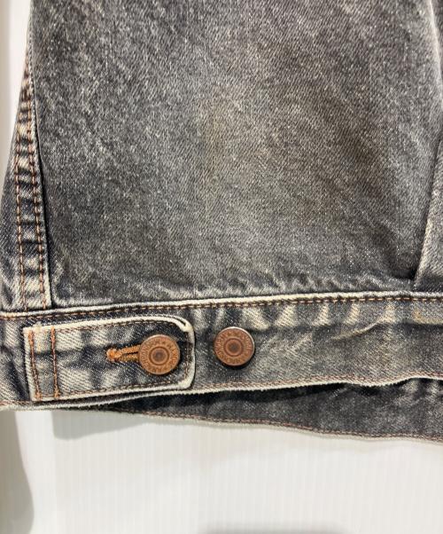 anachronorm（アナクロノーム）anachronorm (アナクロノーム) FRONT TUCK WASHED BLACK DENIM JACKET　81868050535 グレー サイズ:01/32の古着・服飾アイテム