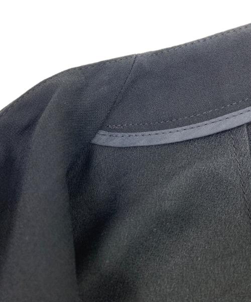 theory（セオリー）theory (セオリー) Powder Crepe Collarless JKT N ブラック サイズ:2の古着・服飾アイテム