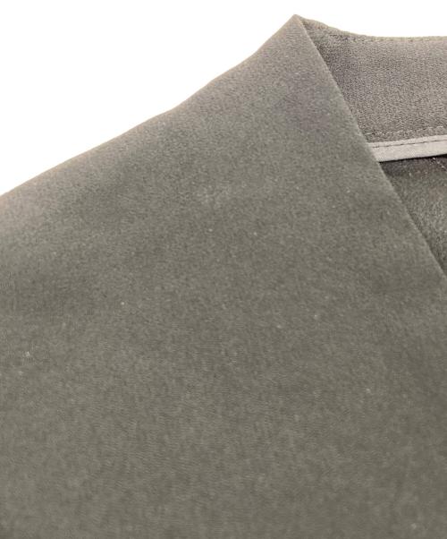 theory（セオリー）theory (セオリー) Powder Crepe Collarless JKT N ブラック サイズ:2の古着・服飾アイテム