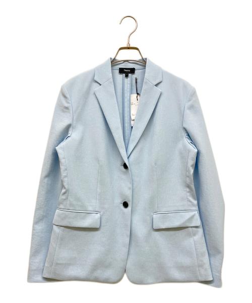 theory（セオリー）theory (セオリー) Crisp Twill SB Slim Blazer UL ライトブルー サイズ:2の古着・服飾アイテム