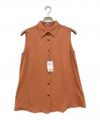 theory luxeセオリーリュクス）の古着「FLOW ZATIE BLOUSE」｜ブラウン