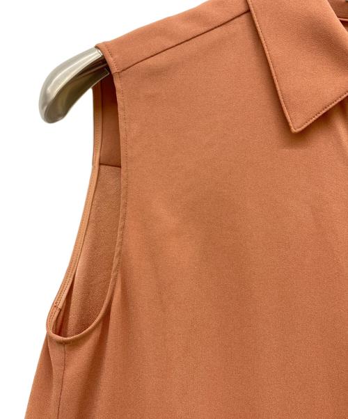 theory luxe（セオリーリュクス）theory luxe (セオリーリュクス) FLOW ZATIE BLOUSE ブラウン サイズ:SIZE 38の古着・服飾アイテム