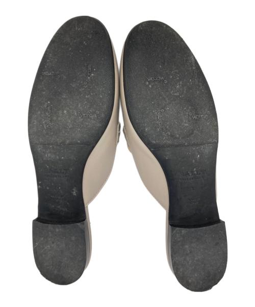 BALLY（バリー）BALLY (バリー) チェーン付きミュール グレー サイズ:37の古着・服飾アイテム