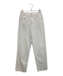upper hights（アッパーハイツ）の古着「THE LAZY STRAIGHT パンツ」｜ホワイト