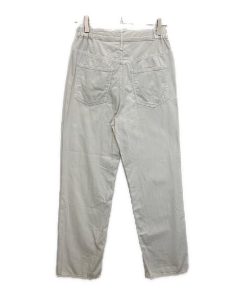upper hights（アッパーハイツ）upper hights (アッパーハイツ) THE LAZY STRAIGHT パンツ ホワイト サイズ:23の古着・服飾アイテム